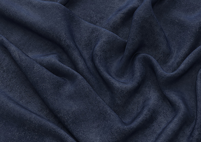 Faux Suede, Navy - Twist&Fit Roman Blind - Image 4